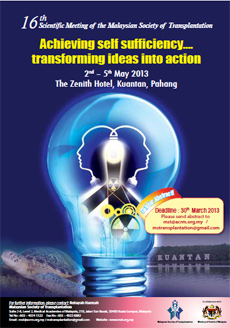16th Scientific Meeting of the Malaysian Society of Transplantation