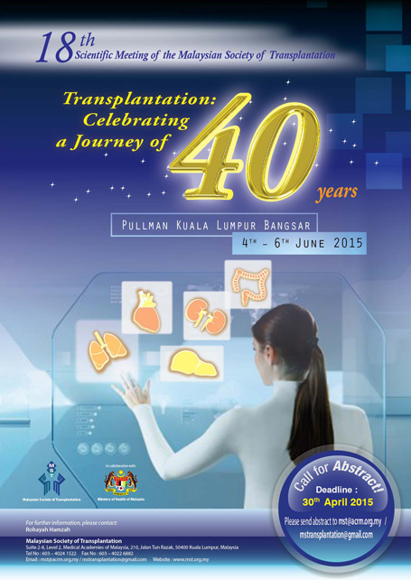 18th Scientific Meeting of the Malaysian Society of Transplantation