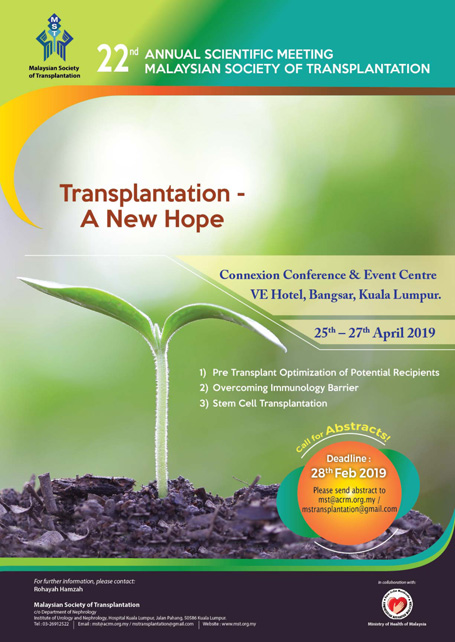 22nd Annual Scientific Meeting of MST